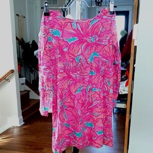 Lilly Pulitzer Girls Pink Dress size L 8/10